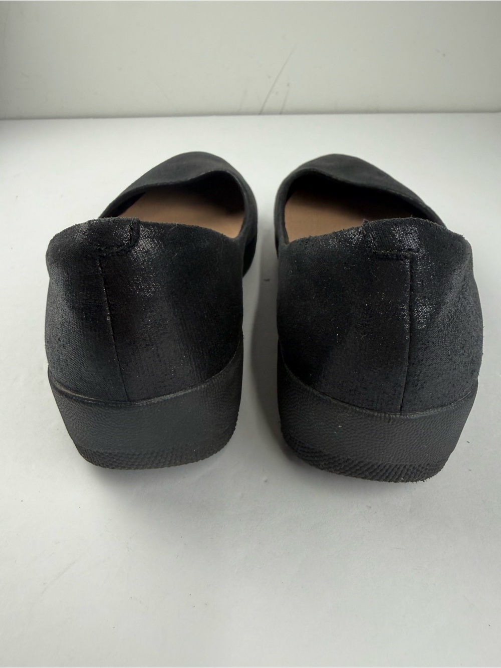 Fitflop Womens 8.5 Superballerina Ballet Flats Black Shimmer - Picture 2 of 7